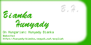 bianka hunyady business card